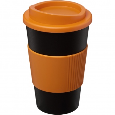 Logo trade promotional merchandise picture of: Americano® 350 ml insulated tumbler with grip